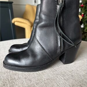 ACNE black booties size 36